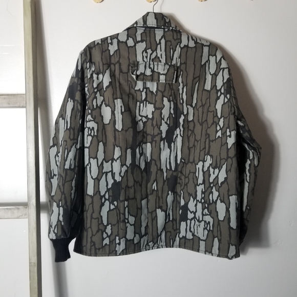 VINTAGE REBARK MEN'S CAMO HUNTING COAT ESTIMATED SIZE XXL - Picture 2 of 16